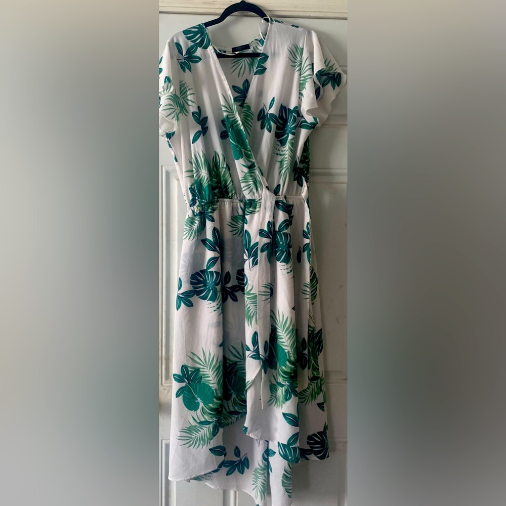 Ace fashion 2xl black and grey dress scobe 2xl green and white floral dress